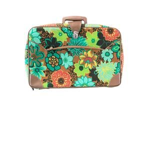 Vintage MCM Bantam Travelware Flower Power Suitcase